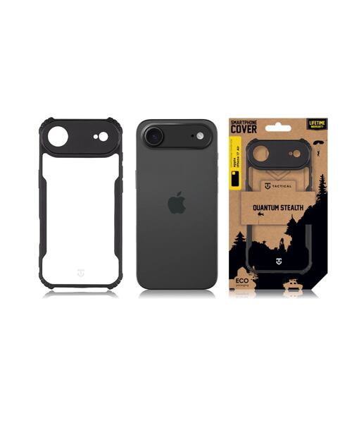 Tactical Quantum Stealth Kryt pro Apple iPhone Air Clear/Black
