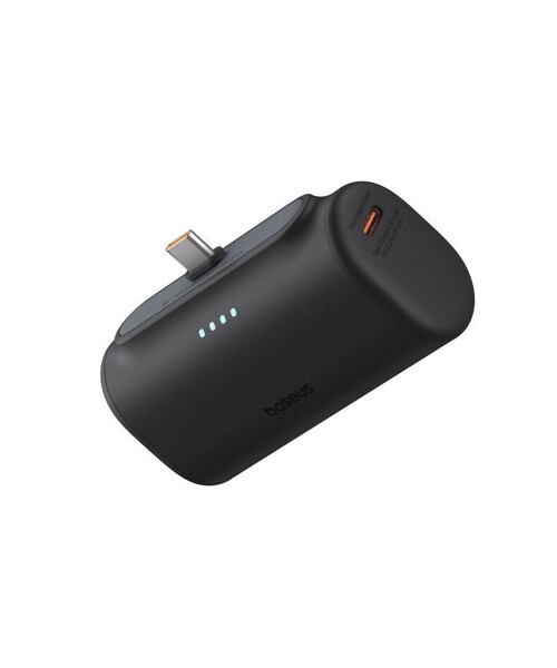Baseus Compact 20W Fast Charge USB-C Powerbanka 5000mAh Cluster Black