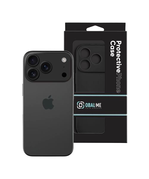 OBAL:ME Matte TPU Kryt pro Apple iPhone 17 Pro Black