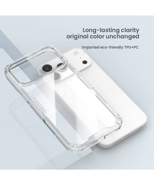 Nillkin Nature TPU PRO Kryt pro Apple iPhone 17 Pro Max Transparent