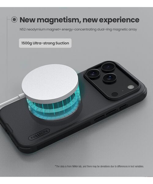Nillkin Super Frosted PRO Magnetic Zadní Kryt pro Apple iPhone 17 Pro Black