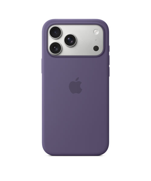 APPLE iPhone 17 Pro Max Silicone Case with MS–Purple Fog