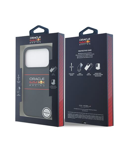 Red Bull Silicone Horizontal Logo MagSafe Zadní Kryt pro iPhone 17 Pro Navy