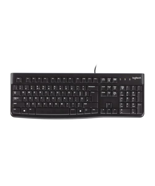 Logitech K120/Drátová USB/CZ-SK layout/Černá