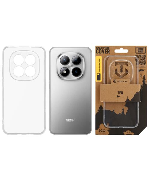 Tactical TPU Kryt pro Xiaomi Redmi Note 15 Pro+ 5G Transparent
