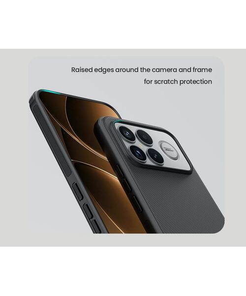 Nillkin Super Frosted PRO Zadní Kryt pro Poco F8 Ultra Black