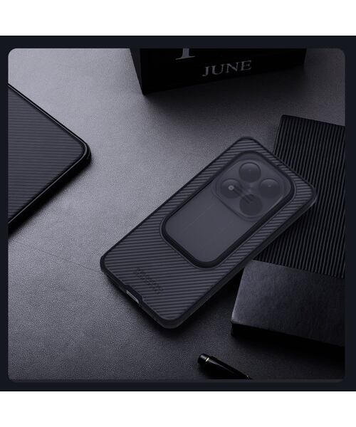 Nillkin CamShield PRO Zadní Kryt pro Xiaomi Redmi Note 15 Pro+ 5G Transparent Black