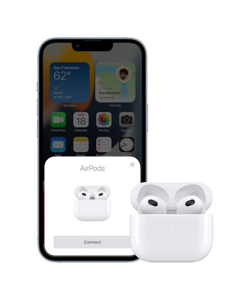 Apple AirPods 3 White s Lightning nabíjecím pouzdrem MPNY3ZM/A