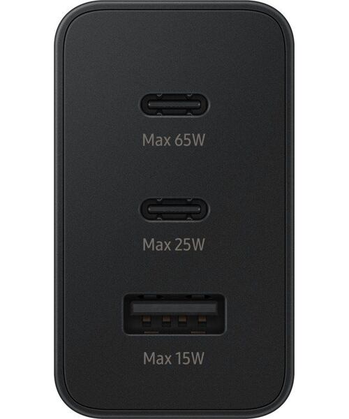 Samsung EP-T6530NBE Trio 65W Cestovní nabíječka Black