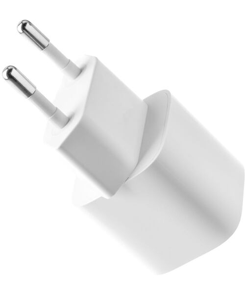 FIXED Mini Set síťové nabíječky s USB-C výstupem a USB-C/USB-C kabelu podpora PD 1m 20W White