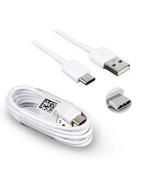 EP-DN930CWE Samsung USB-C Datový Kabel 3A 1.2m White (Bulk)