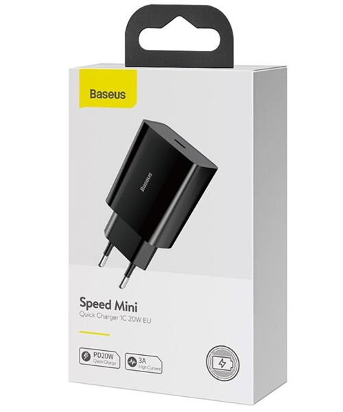 Baseus CCFS-SN01 Speed Mini Nabíječka USB-C 20W Black