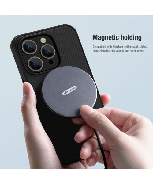 Nillkin Super Frosted PRO Magnetic Zadní Kryt pro Apple iPhone 14 PRO MAX Black
