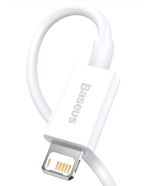 Baseus CALYS-A02 Superior Fast Charging Kabel Lightning 2.4A 1m White