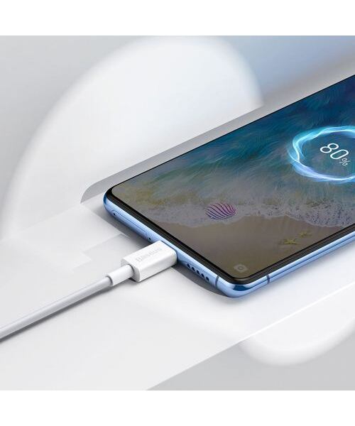 Baseus CAMYS-02 Superior Fast Charging Datový Kabel MicroUSB 2A 1m White