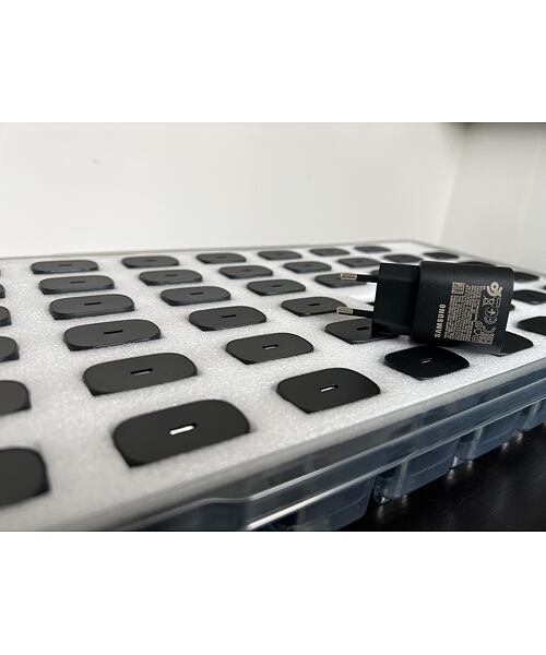 EP-TA800EBE Samsung USB-C 25W Cestovní nabíječka Black (OOB Bulk)