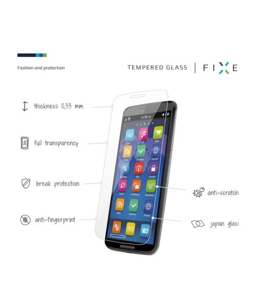 Ochranné tvrzené sklo FIXED pro Apple iPhone 5/5S/SE/5C, čiré