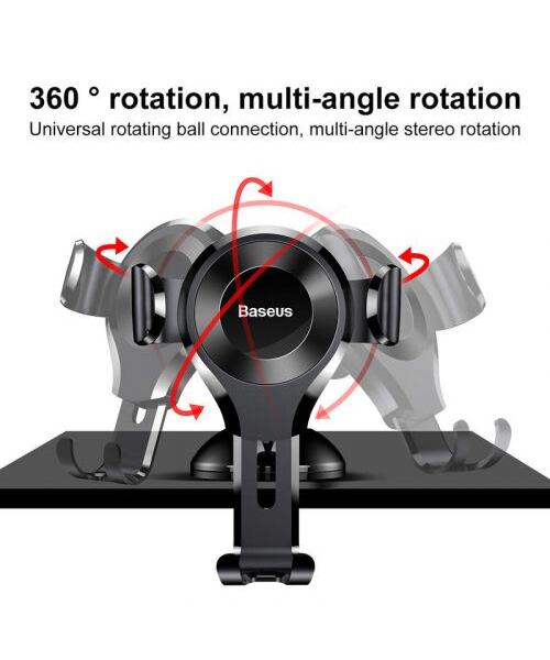 Baseus SUYL-XP01 Osculum Gravity Držák do Auta Black