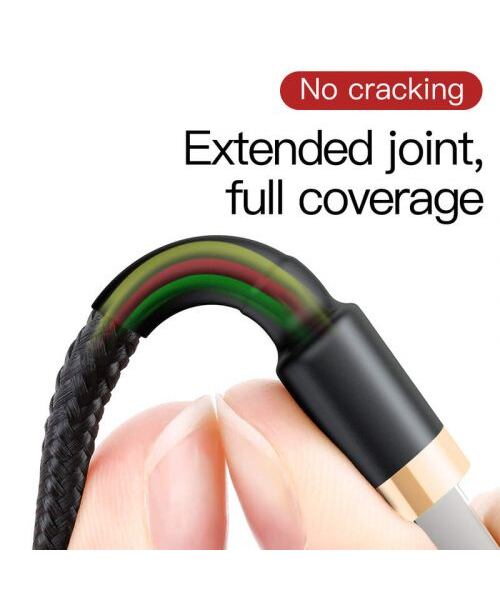 Baseus datový kabel Cafule Lightning 1m 2,4A zlato-černý