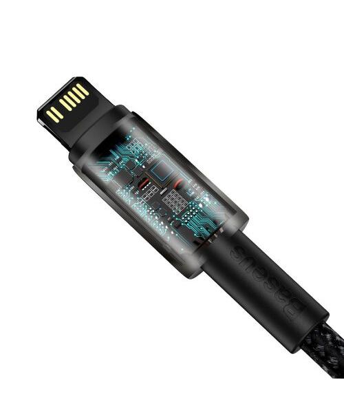 Baseus CATLWJ-01 Tungsten Gold Fast Charge Kabel USB-C to Lightning 20W 1m Black