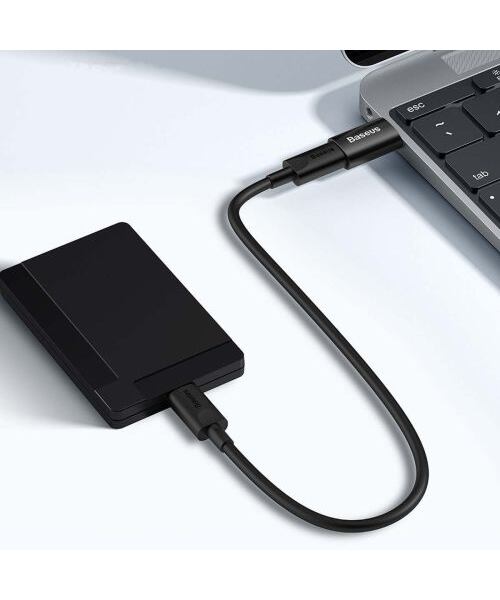Baseus Ingenuity Mini OTG Adaptér z USB-C na USB-A Black