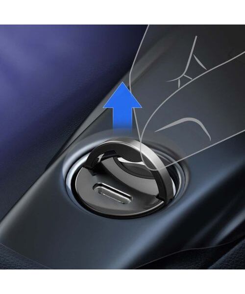 Baseus VCHX-B0G Tiny Star Quick Charge Nabíječka do Auta USB-C 30W Gray