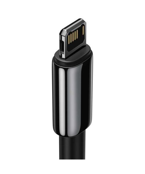 Baseus CALWJ-01 Tungsten Gold Kabel Lightning 2.4A 1m Black