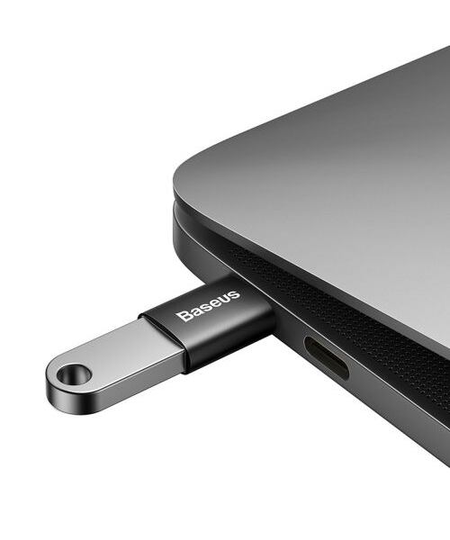 Baseus ZJJQ000001 Ingenuity Mini OTG Adaptér z USB-A na USB-C Black