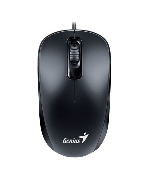 GENIUS DX-110/Kancelářská/Optická/1 000 DPI/Drátová USB/Černá