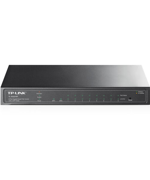 TP-Link TL-SG2210P 8xGb 61W POE Smart switch,2xSFP Omada SDN
