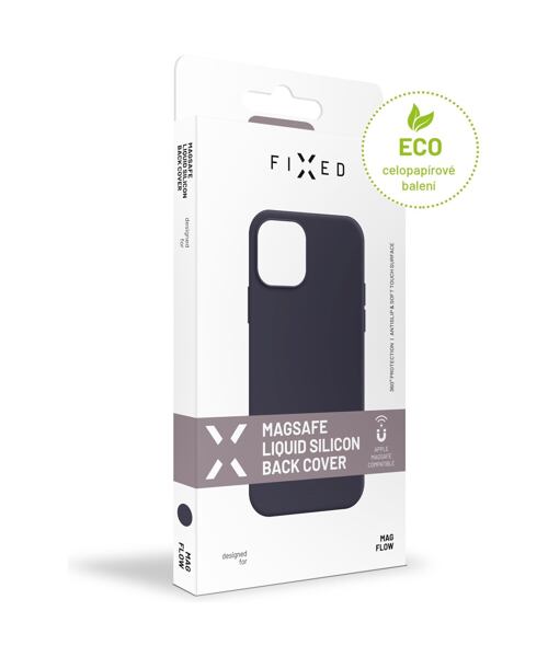 Zadní kryt FIXED MagFlow s podporou MagSafe pro Apple iPhone 14 Pro Max, modrý