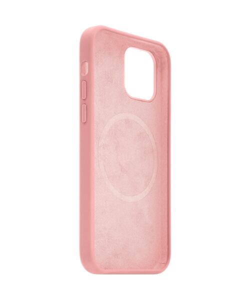 Zadní kryt FIXED MagFlow s podporou Magsafe pro Apple iPhone 12 Pro Max, růžový