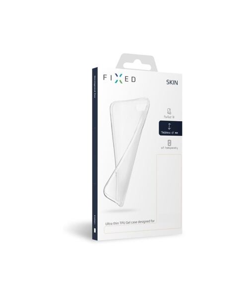 Ultratenký TPU gelový kryt FIXED Story Slim pro Apple iPhone 7/8/SE (2020/2022), 0,6 mm, čirý