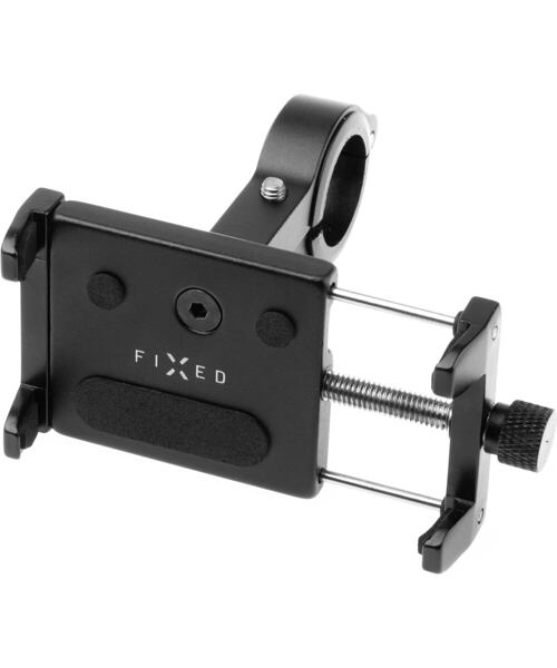 Hliníkový držák mobilního telefonu na kolo FIXED Bikee ALU, černý