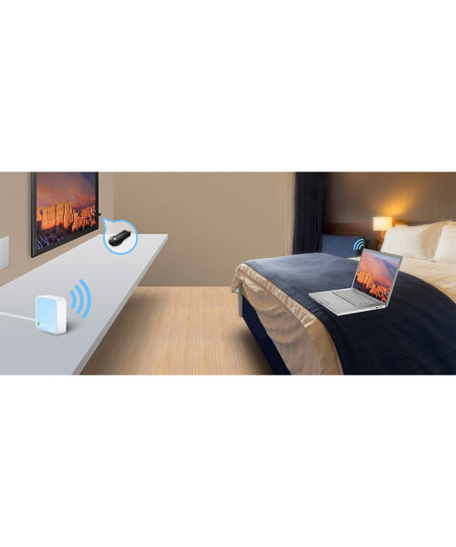 TP-LINK TL-WR802N N300 Nano Router/AP/extender/Client/Hotspot,1xRJ45, 1x Micro USB