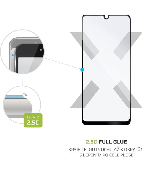 Ochranné tvrzené sklo FIXED Full-Cover pro Samsung Galaxy A33 5G, černé