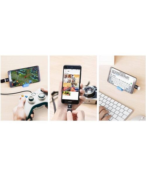 Baseus CATOTG-01 Adaptér z USB-A na USB-C Black