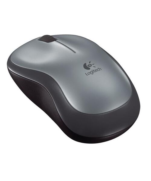 Logitech M185 nano/Kancelářská/Optická/1 000 DPI/Bezdrátová USB/Šedá