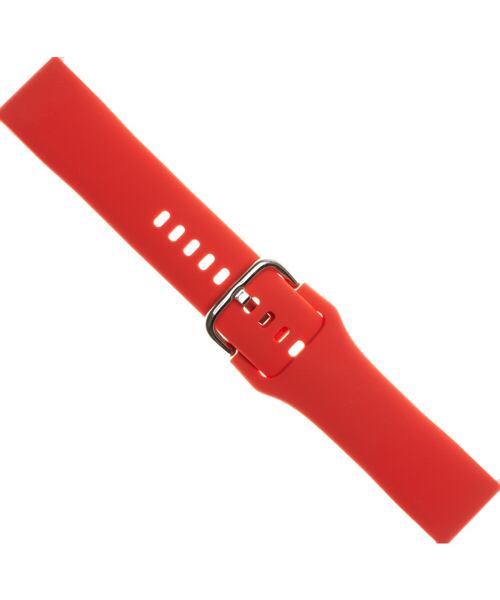 Silikonový řemínek FIXED Silicone Strap s Quick Release 20mm pro smartwatch, červený