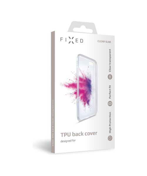 TPU gelový kryt FIXED Story pro Apple iPhone XR, čirý