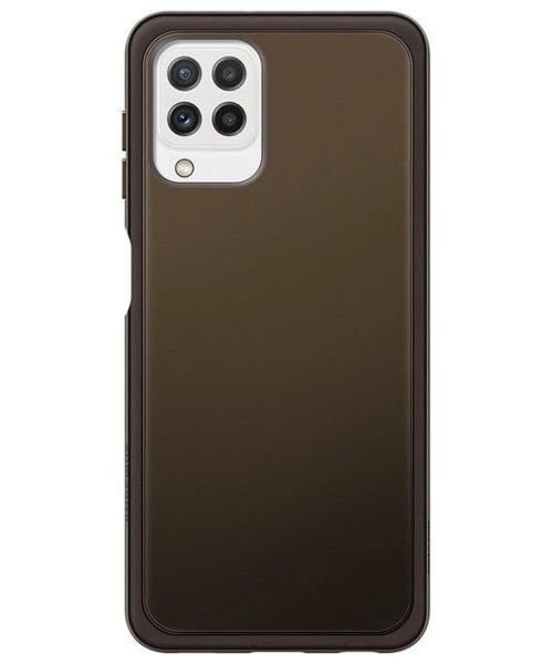EF-QA225TBE Samsung Soft Clear Kryt pro Galaxy A22 LTE Black