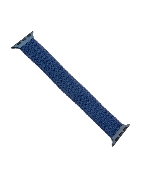 Elastický nylonový řemínek FIXED Nylon Strap pro Apple Watch 38/40/41mm, velikost XL, modrý