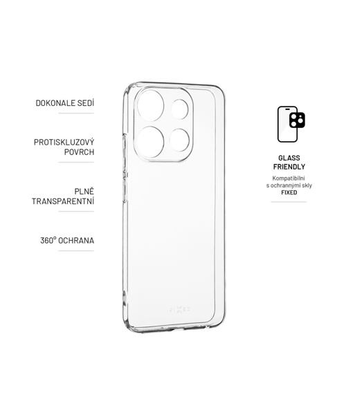 TPU gelový kryt FIXED Story pro Tecno Spark Go 2023, čirý