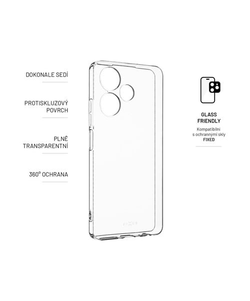 TPU gelový kryt FIXED Story pro Infinix Hot 30, čirý