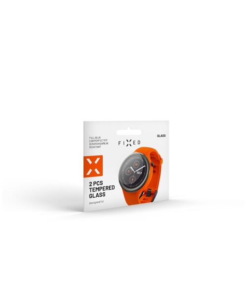 Ochranné tvrzené sklo FIXED pro smartwatch Garmin Fenix 7X, 2ks v balení, čiré