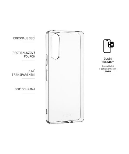 TPU gelový kryt FIXED Story pro Sony Xperia 10 V, čirý