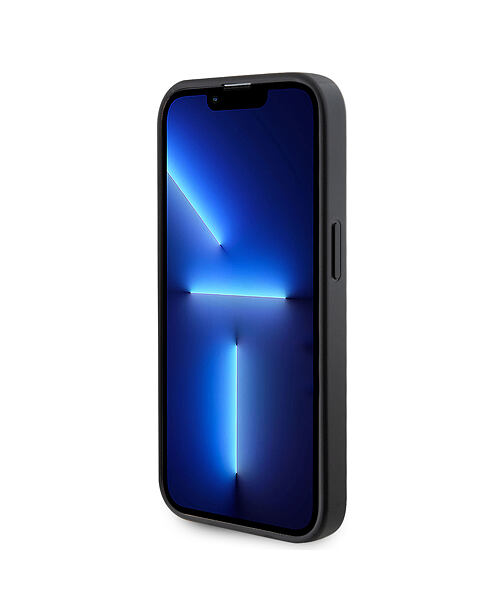 Guess PU Saffiano MagSafe Zadní Kryt pro iPhone 15 Pro Max Black