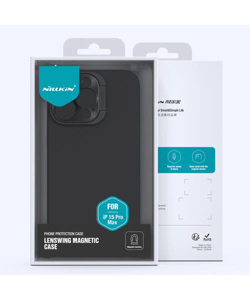 Nillkin LensWing Magnetic Zadní Kryt pro Apple iPhone 15 Pro Max Black