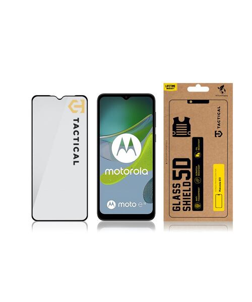 Tactical Glass Shield 5D sklo pro Motorola E13 Black
