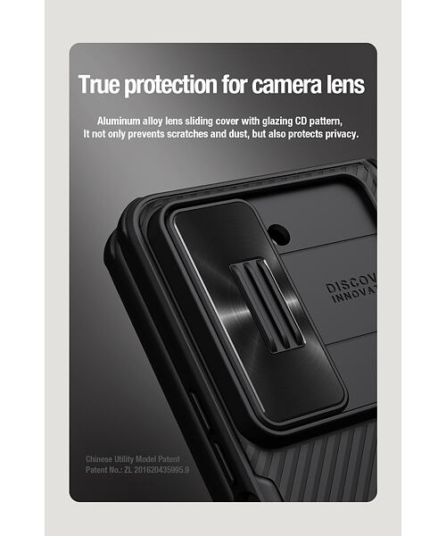 Nillkin CamShield FOLD Slot+Stand Zadní Kryt pro Samsung Galaxy Z Fold 5 Black